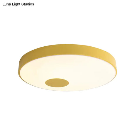 Sleek Nordic Candy Colored Ceiling Lamp For Kindergartens