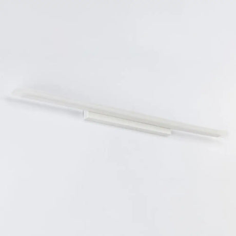 Sleek White Acrylic Led Vanity Light Fixture - Linear Bathroom Sconce With Simplicity Design