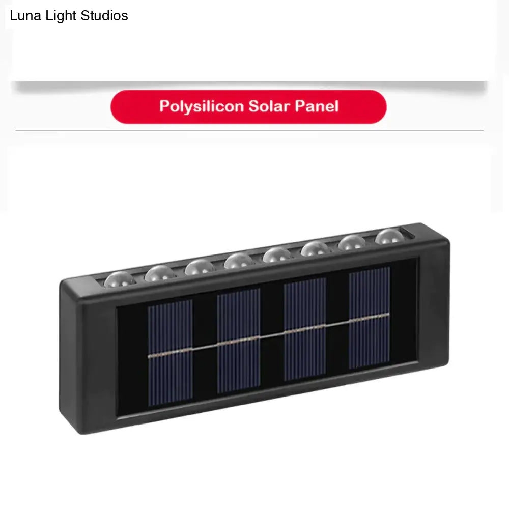 Solar Wall Lamp Outdoor Waterproof Up And Down Luminous Lighting Lamps