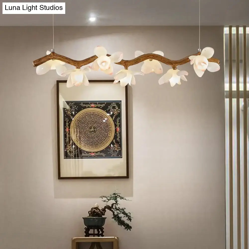 Solora Lotus Branch LED Chandelier – Modern Artistic Lighting
