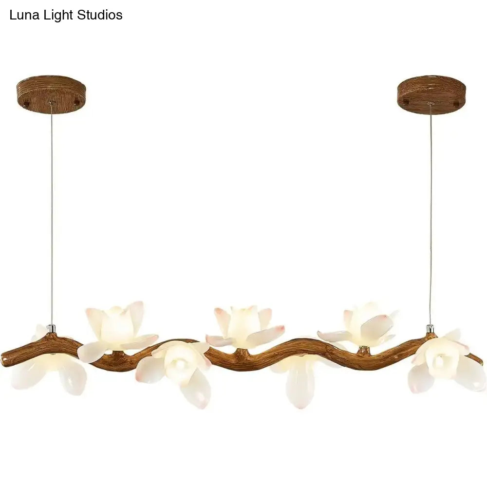 Solora Lotus Branch LED Chandelier – Modern Artistic Lighting