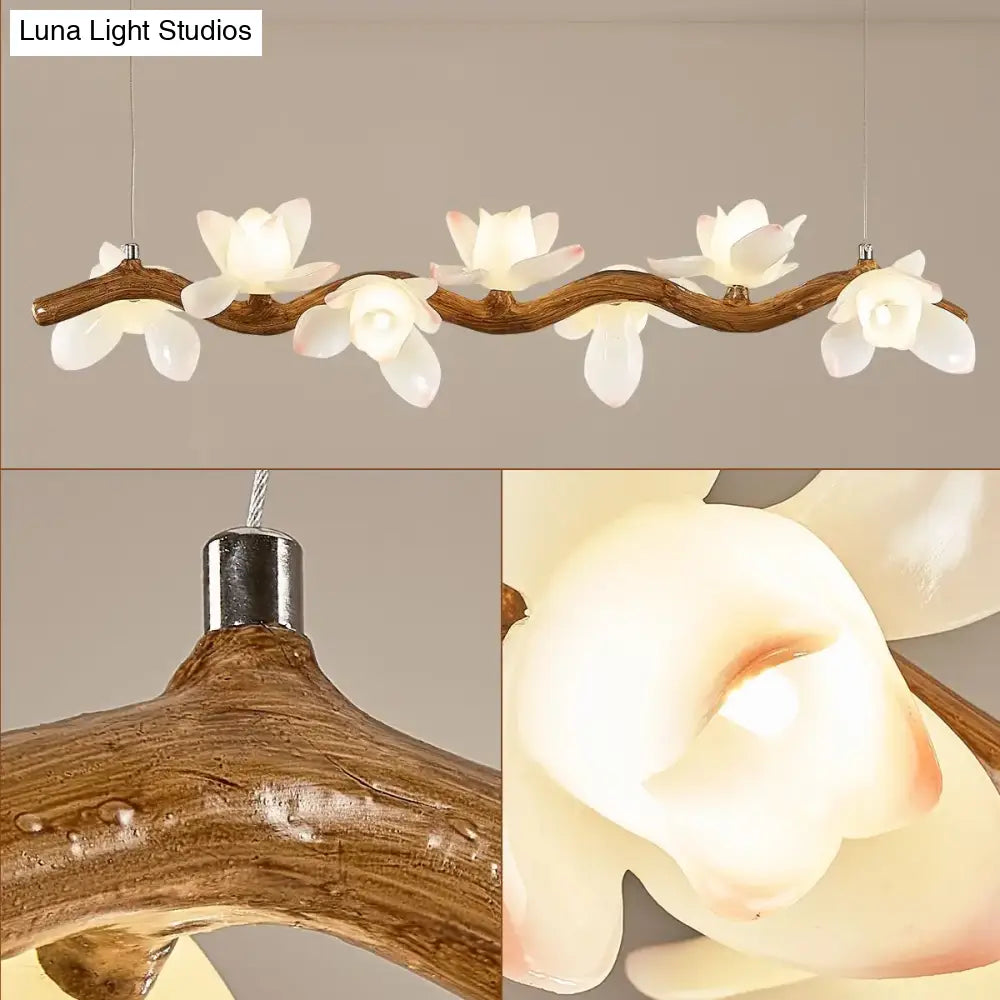 Solora Lotus Branch LED Chandelier – Modern Artistic Lighting