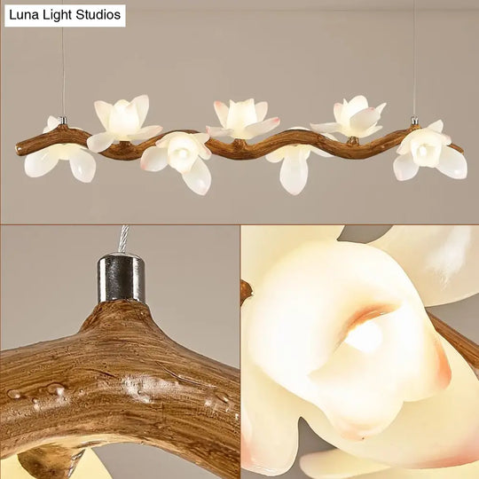 Solora Lotus Branch LED Chandelier – Modern Artistic Lighting