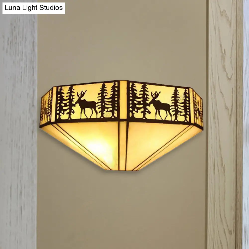 Stained Glass Tiffany Wall Sconce Light: Perfect For Living Room Décor