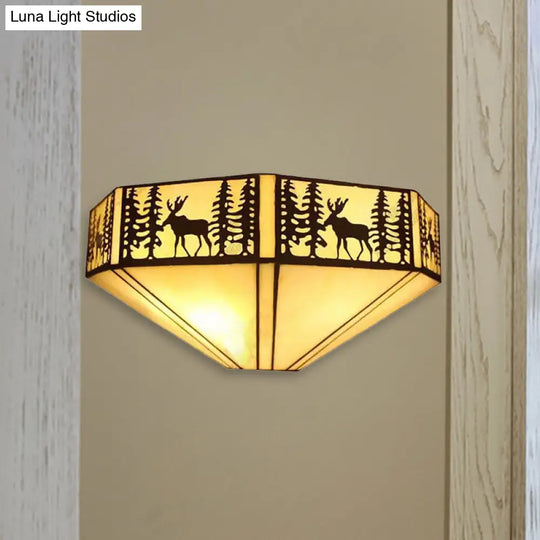 Stained Glass Tiffany Wall Sconce Light: Perfect For Living Room Décor