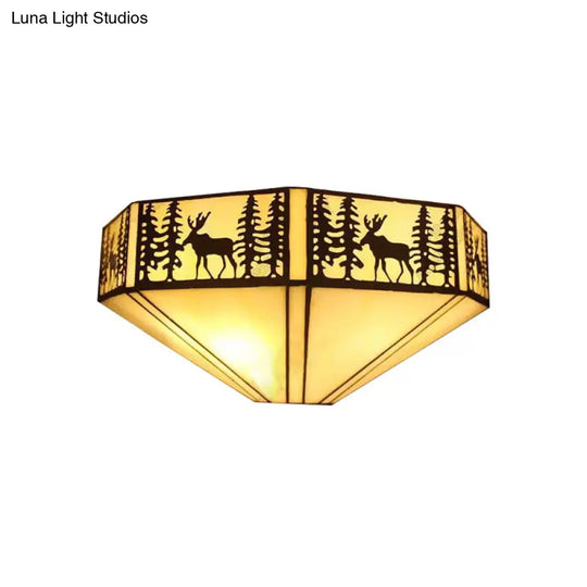 Stained Glass Tiffany Wall Sconce Light: Perfect For Living Room Décor