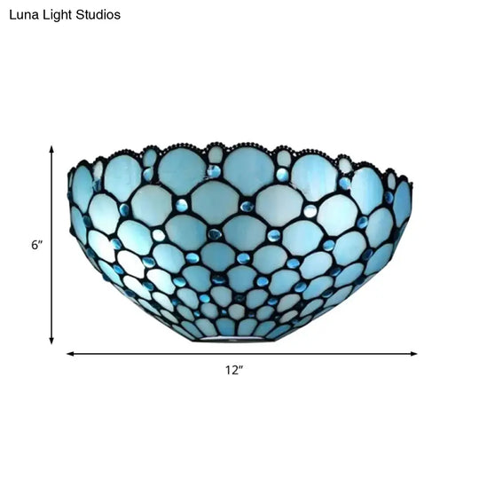 Stained Glass Tiffany Wall Sconce Light: Perfect For Living Room Décor