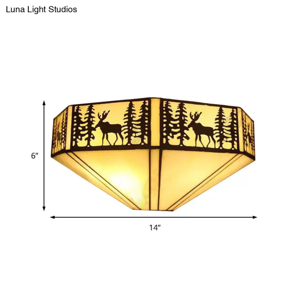 Stained Glass Tiffany Wall Sconce Light: Perfect For Living Room Décor