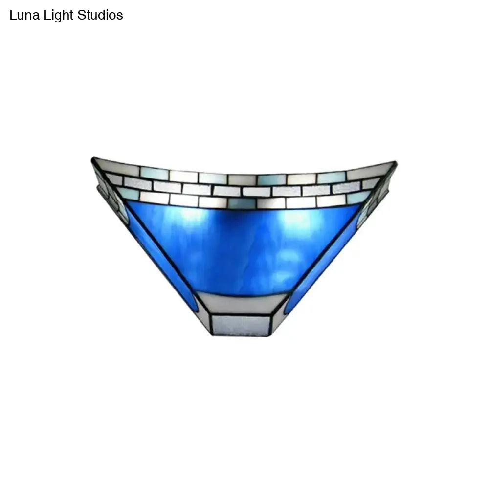 Stained Glass Tiffany Wall Sconce Light: Perfect For Living Room Décor