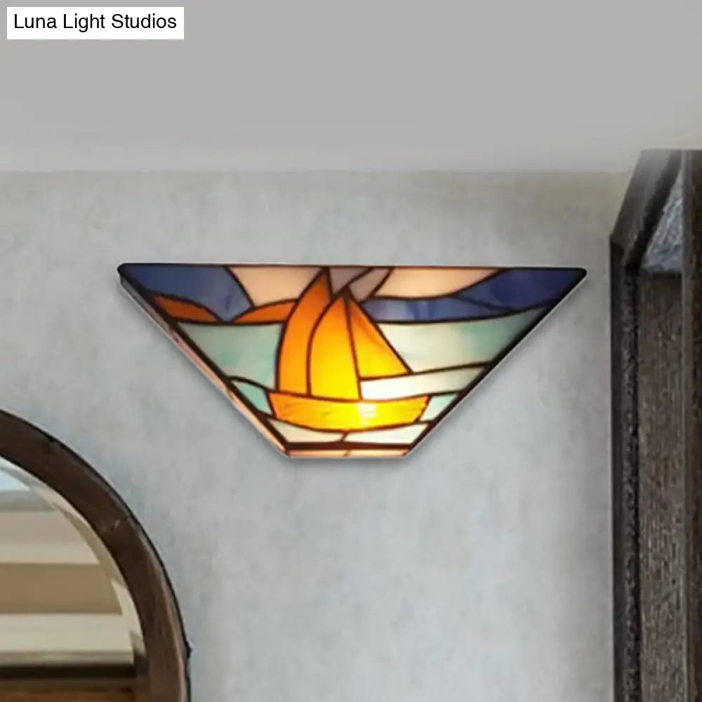 Stained Glass Tiffany Wall Sconce Light: Perfect For Living Room Décor