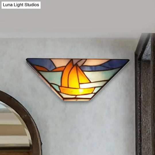 Stained Glass Tiffany Wall Sconce Light: Perfect For Living Room Décor