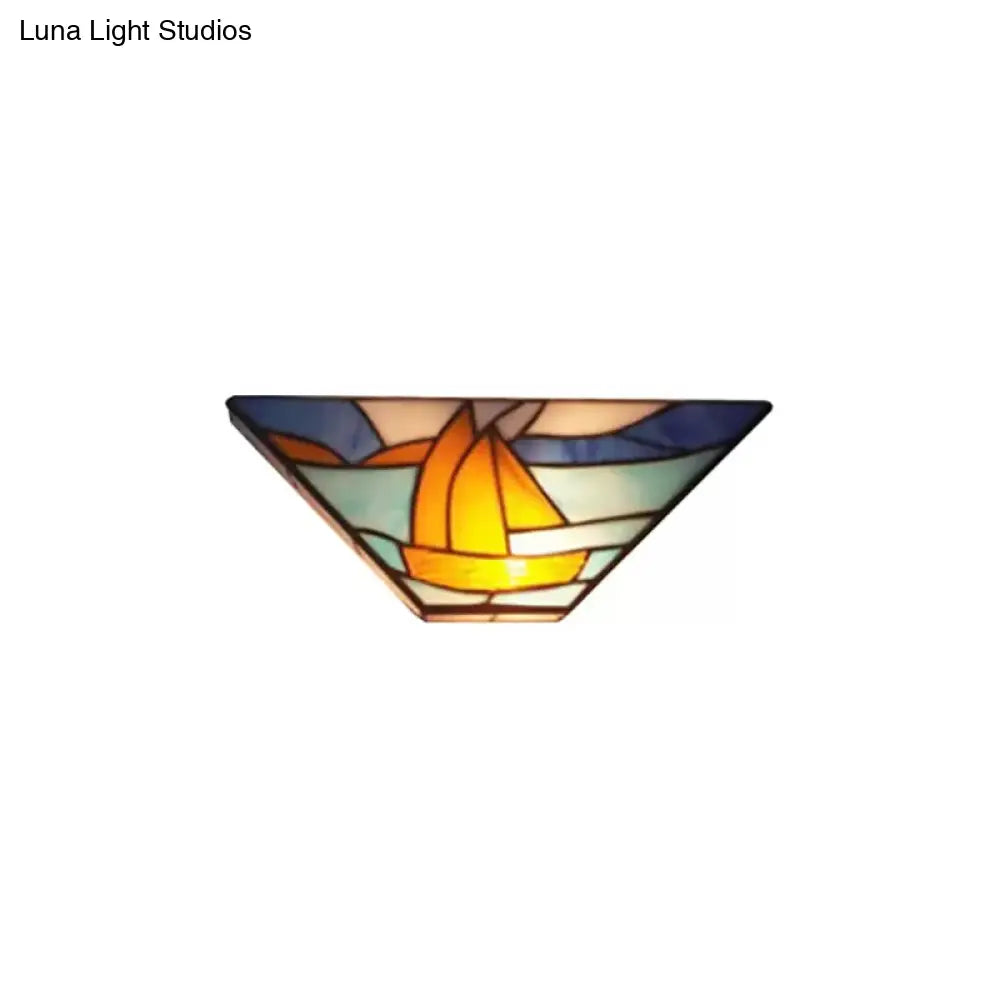 Stained Glass Tiffany Wall Sconce Light: Perfect For Living Room Décor
