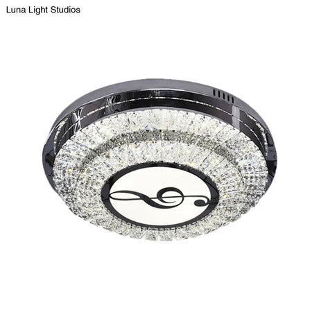 Stainless Steel Led Crystal Ceiling Lamp With Modern Design And Pattern Options