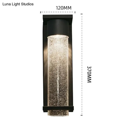 Stainless Steel Modern Led Waterproof Ip54 Wall Light 12W Indoor Outdoor Lamp For Garden Street