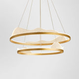 Stylish Lace-Adorned Metal Chandelier: Ultra-Modern Suspension Lighting For Living Room Gold /