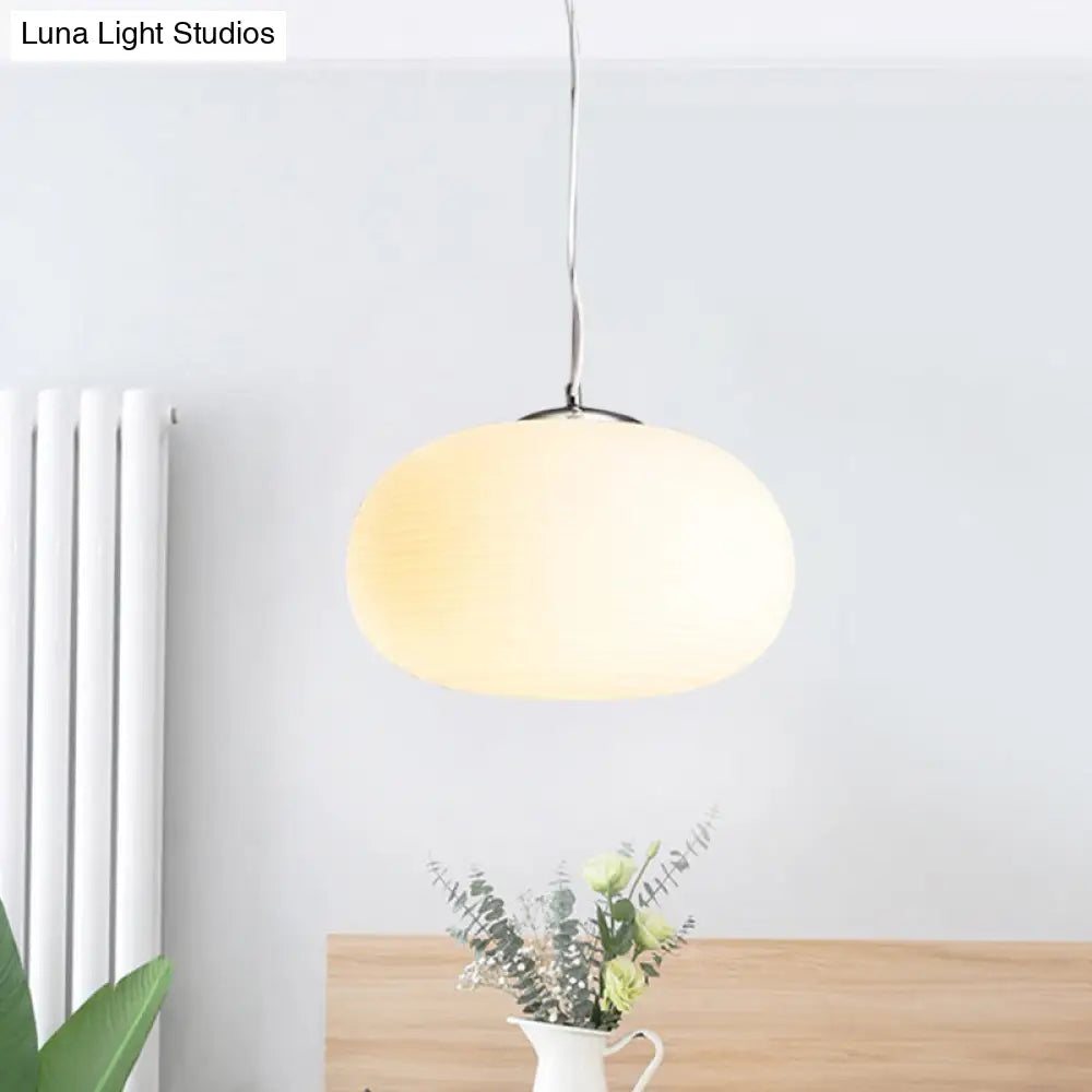 Stylish Nordic Pendant Light With Opal Glass - Ideal For Office And Kitchen Island