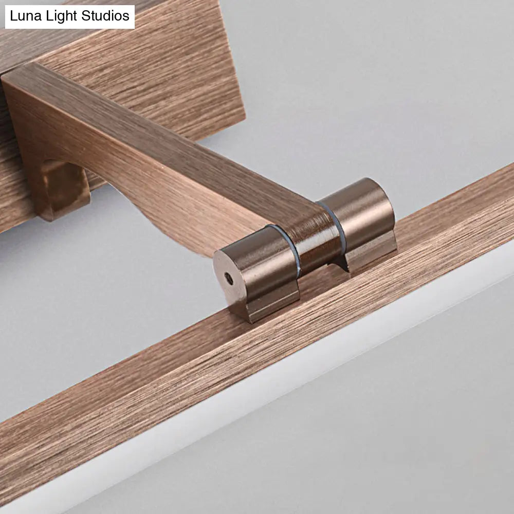 Swingable Minimalistic Led Vanity Wall Light: Aluminum Linear Fixture
