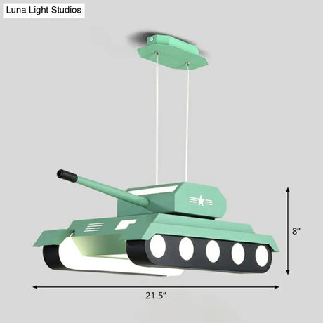 Tank Led Suspension Nursery Chandelier Modern Acrylic Lighting Fixture