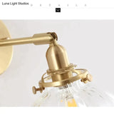 The Bedside of Nordic Bedroom Copper Wall Lamp Copper Wall Lamps