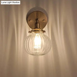 The Bedside of Nordic Bedroom Copper Wall Lamp Copper Wall Lamps