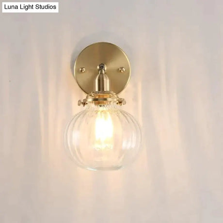 The Bedside of Nordic Bedroom Copper Wall Lamp Copper Wall Lamps