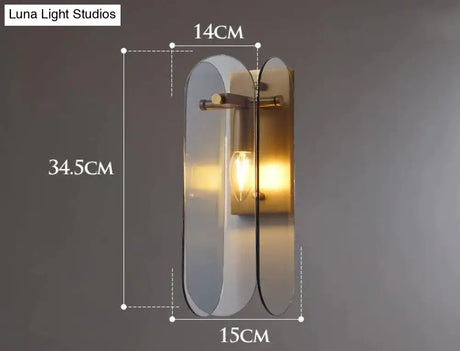 The Living Room Background Copper Wall Lamp / No Light Source Lamps