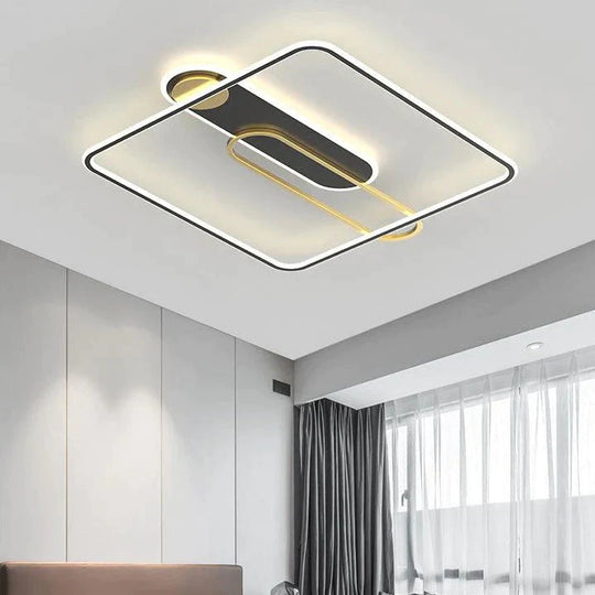 Dünne Schlafzimmer Restaurant Moderne Einfache Seite-emittierende LED Decke Lampe Dekoration