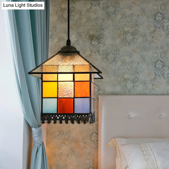 Tiffany Stained Art Glass Pendant Light - Stylish House Suspension Lighting