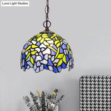 Tiffany Yellow Cut Glass Pendant Chandelier - Ideal For Kitchen 8’/12’/16’ W