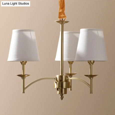 Traditional Gold Chandelier With 6/8/10 Bulb Suspension Pendant Light