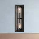 Traditionary Metal Tube Sconce Light With 2/3/4 Heads In Black/Gold Elegant Wall Lamp For Your