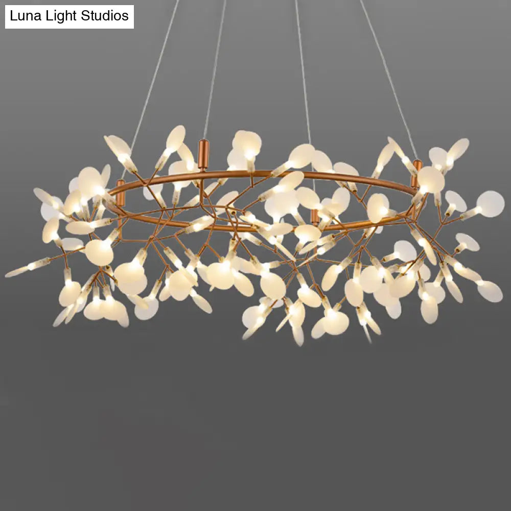 Ultra-Modern Metal Ceiling Light For Restaurants - Firefly Island Suspension Lighting