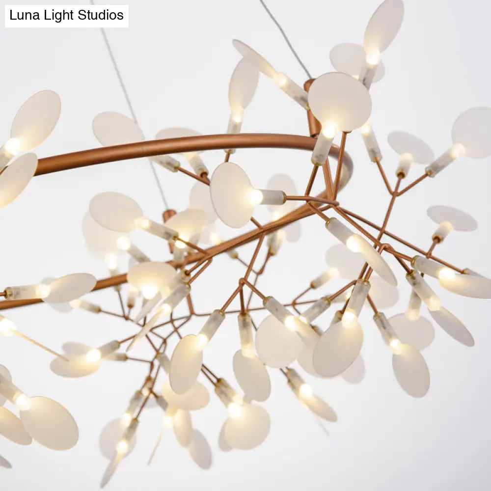 Ultra-Modern Metal Ceiling Light For Restaurants - Firefly Island Suspension Lighting