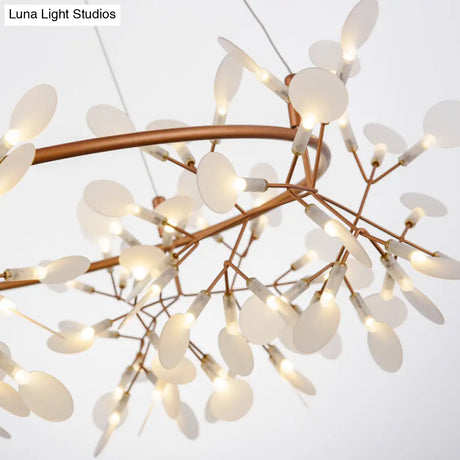 Ultra-Modern Metal Ceiling Light For Restaurants - Firefly Island Suspension Lighting