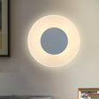 Ultra Thin Acrylic Led Wall Sconce In Warm/White/Natural Light - Minimalist Design White / Warm