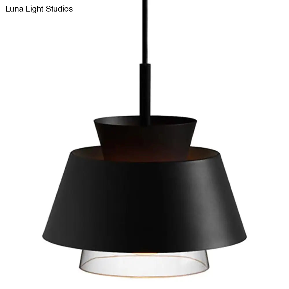 Upside Down Trifle Pendant Light With Metal Macarons Perfect Dining Room Table Lighting
