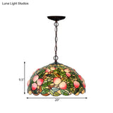 Victorian Peach Bronze Cut Glass Chandelier Pendant Light - 1/2/3 Lights Pink Dining Room Décor