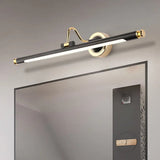 Vintage Adjustable Metal Picture Light In Gold And Black For Bath Vanity Lighting Gold-Black / 16