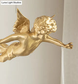 Vintage Brass Angle Pendant Lamp - Bedroom Lighting With Crystal Drip Accent