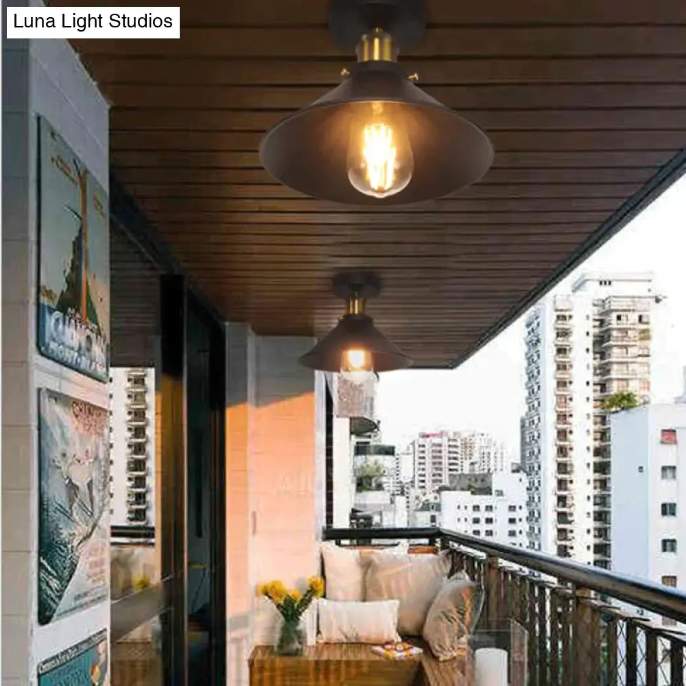 Vintage Ceiling Lamp For Living Room Bedroom Lamps Decorative Luminaire Bathroom Bar Retro Light