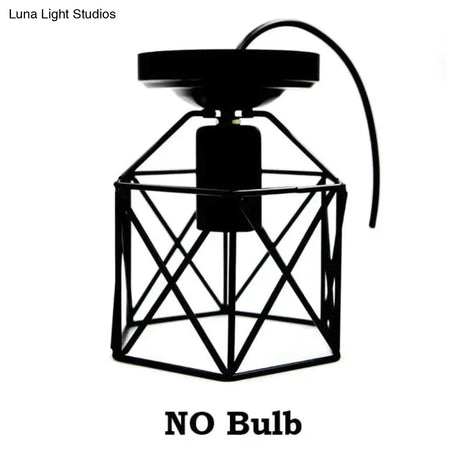 Vintage Ceiling Lights Birdcage Ceiling Lamp Shade Home Lighting Ceiling