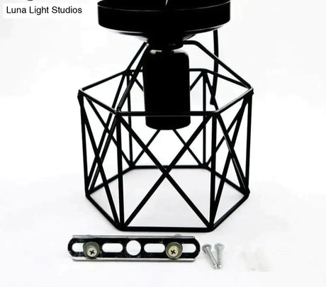 Vintage Ceiling Lights Birdcage Ceiling Lamp Shade Home Lighting Ceiling