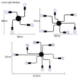 Vintage Ceiling Lights Iron Personality For Living & Bed Room