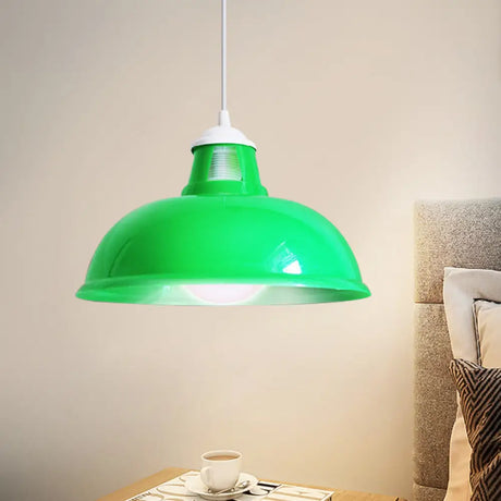 Vintage Coin Pattern Pendant Light With Acrylic Shade - 1 Bulb Ceiling Fixture For Restaurant