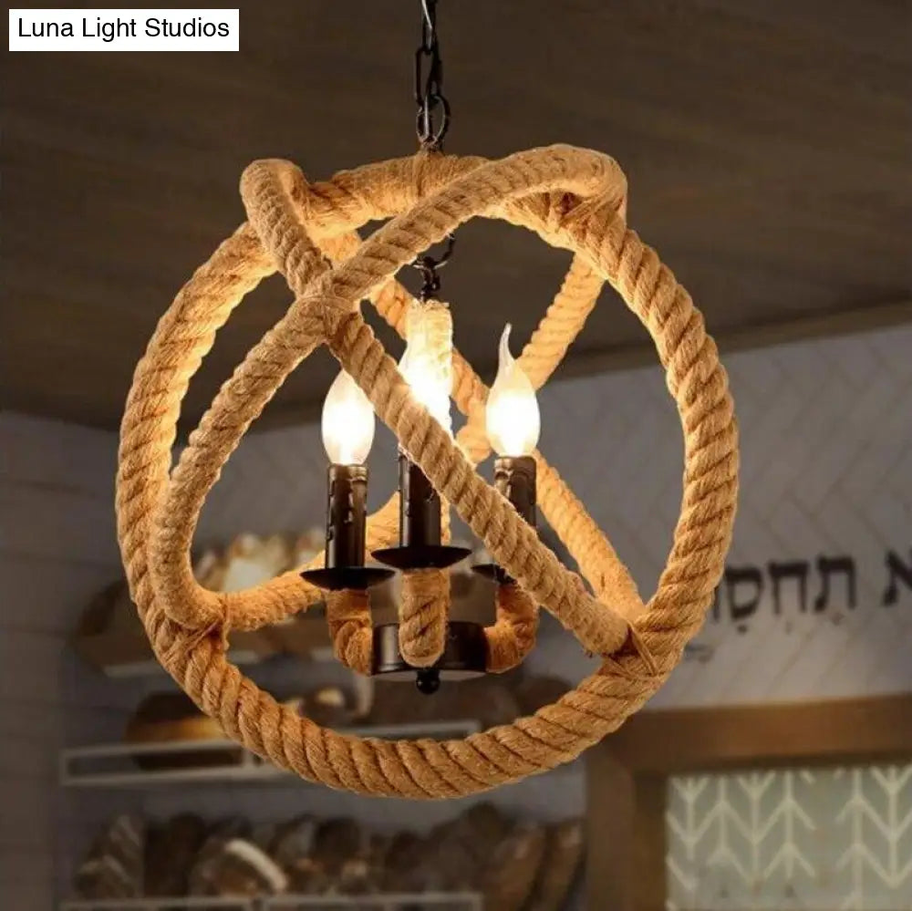 Vintage Industrial Hanging Pendant Lamp For Dining Room Corridor Decor
