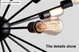 Vintage Industrial Pendant Light 12/16/18/20 Head Sputnik Lamp