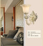 Vintage Milky Glass Sconce Lamp - Bloom Sitting Room Wall Lighting 1 / White