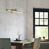 Vintage Rotating Wall Vanity Mirror Light In Antique Brass/Black - Available 3 Sizes Brass / 18