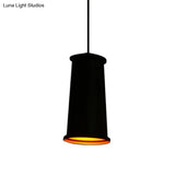 Vintage Style Pendant Light With Metal Shade | 1 Bulb Suspension Lighting For Dining Room In