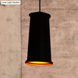 Vintage Style Pendant Light With Metal Shade | 1 Bulb Suspension Lighting For Dining Room In